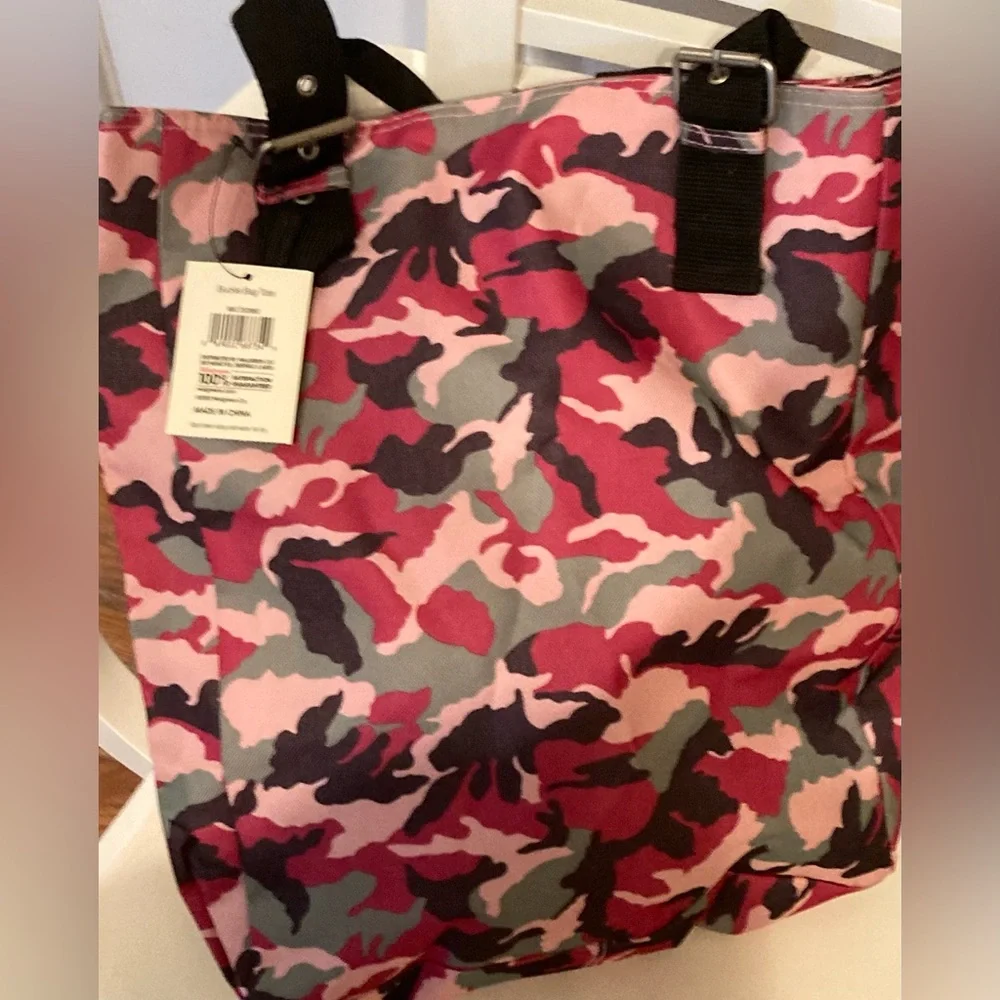 Stylish Pink Camouflage Tote Bag